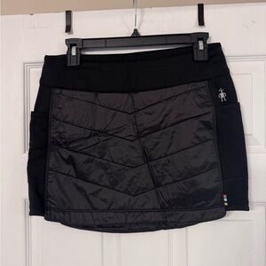Smartwool Women's Black Quilted Mini Skirt